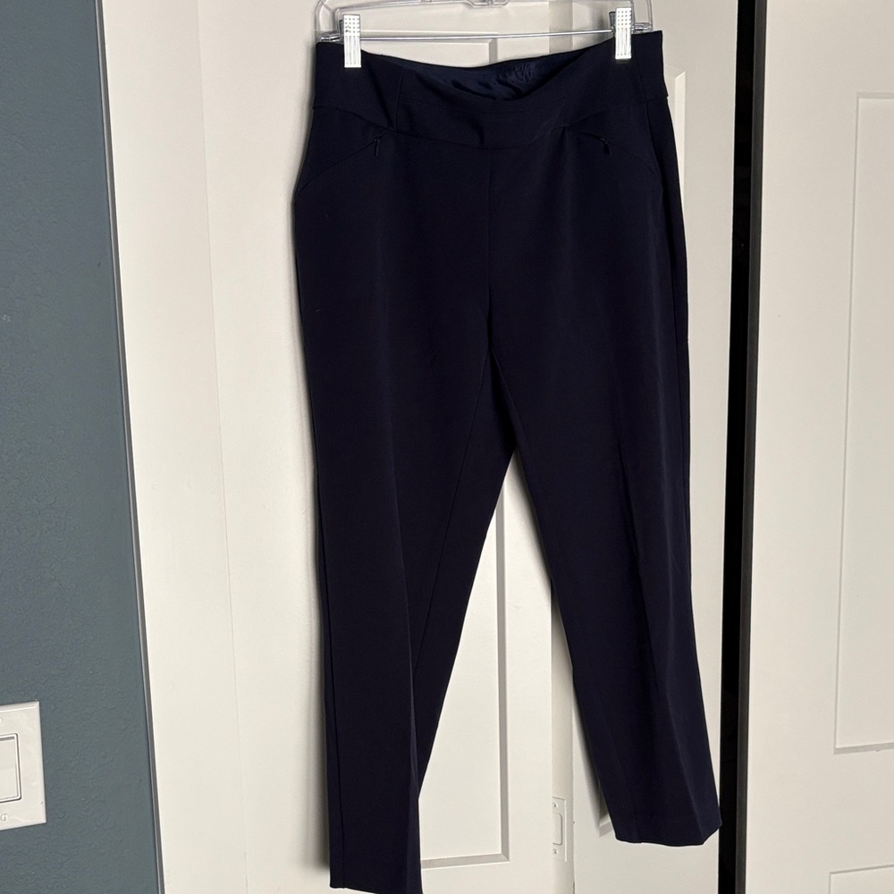 Investments Dark Blue Ankle Pants